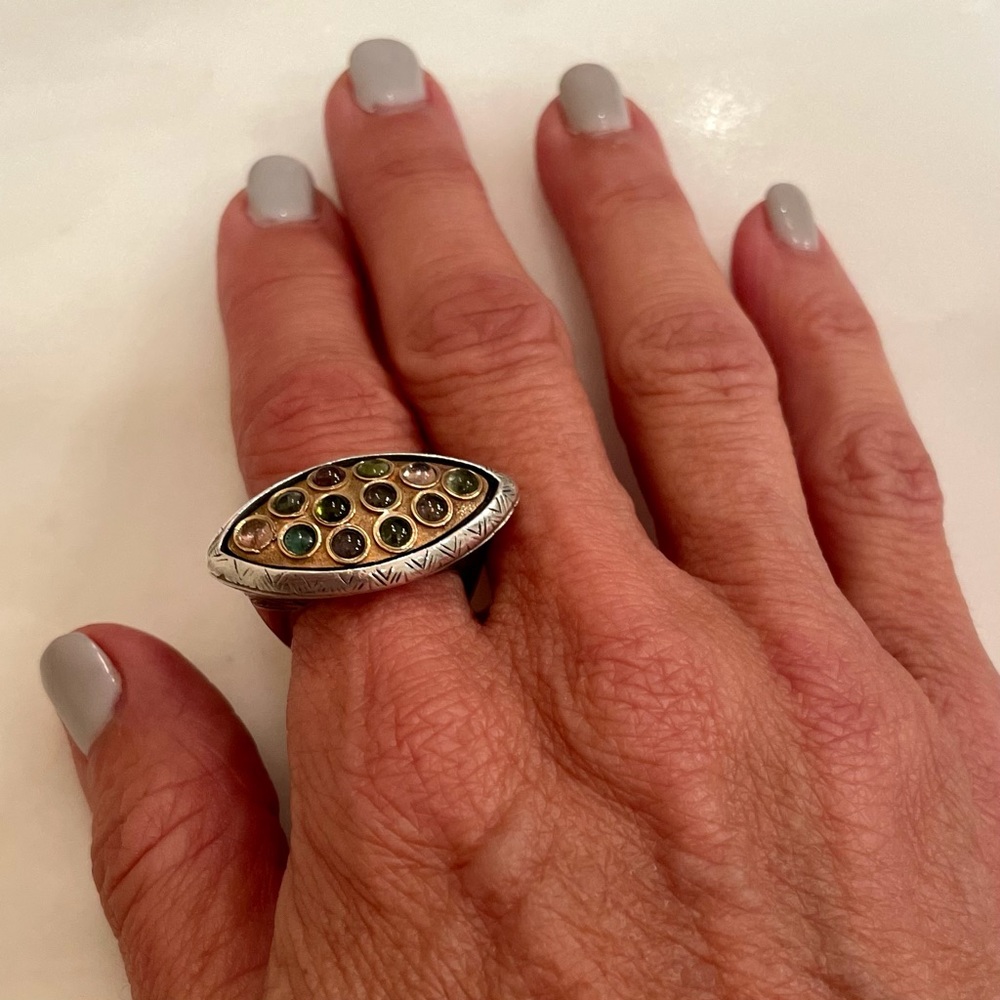 π₯HOST PICKπ₯Konstantino Silver/18K Gold Ring - Picture 9 of 12
